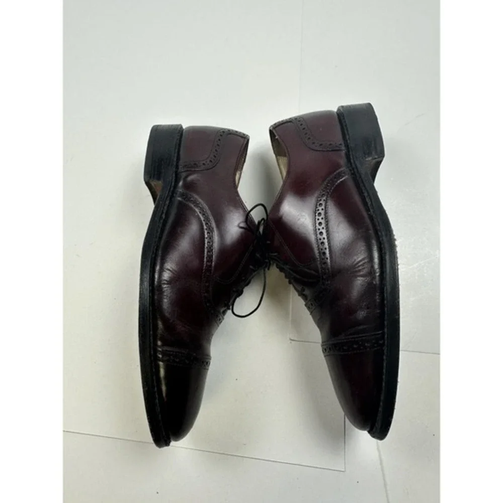 Bostonian‎ Impression Brown Cap Toe Oxford Dress Leather Shoes Mens Sz 8 D